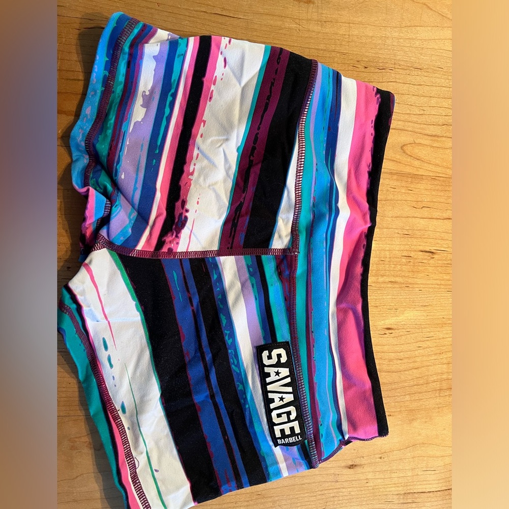 Savage Barbell shorts size 6/S excellent condition